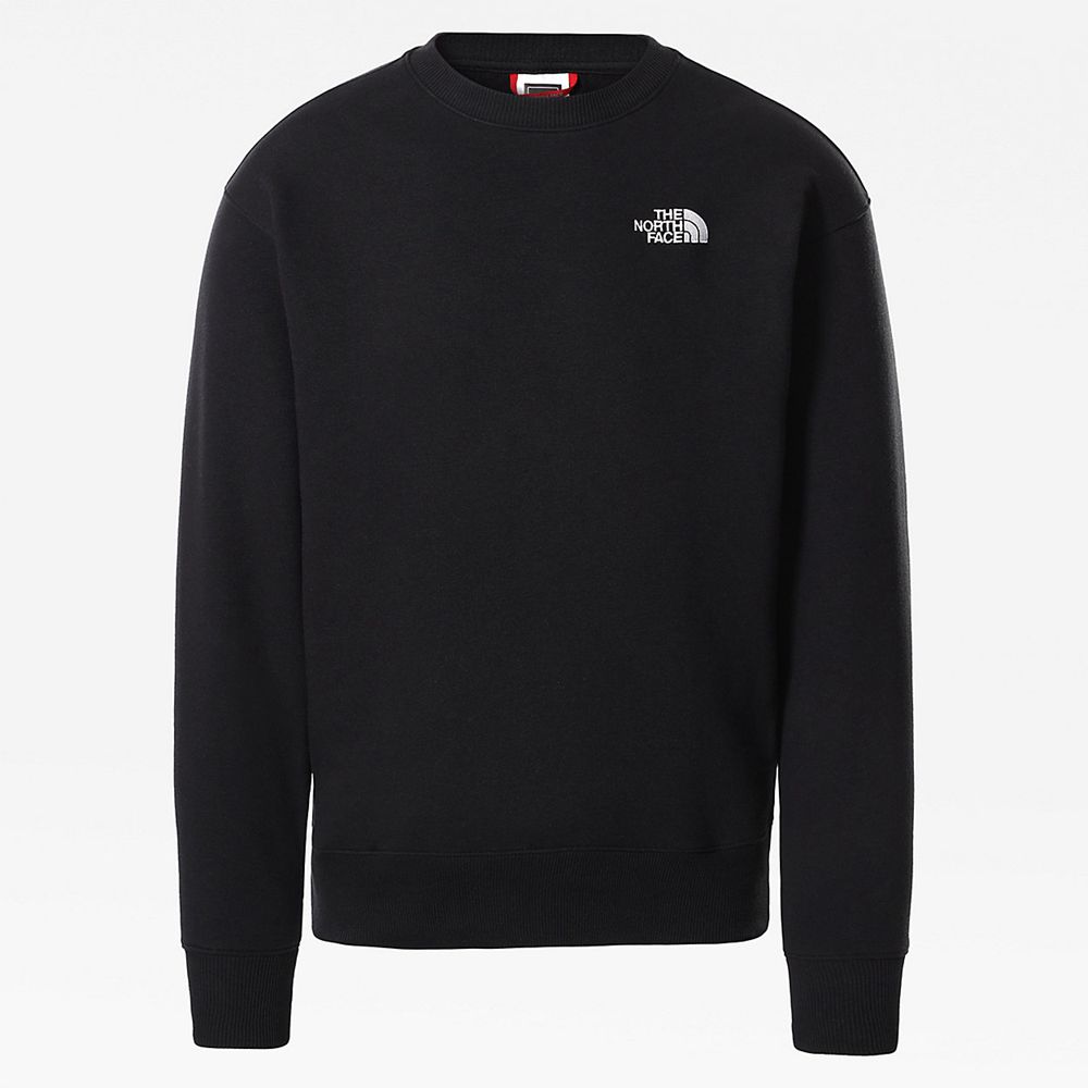 The North Face Sweatshirts Womens Australia - The North Face Oversized Essential Black (UXL-503647)